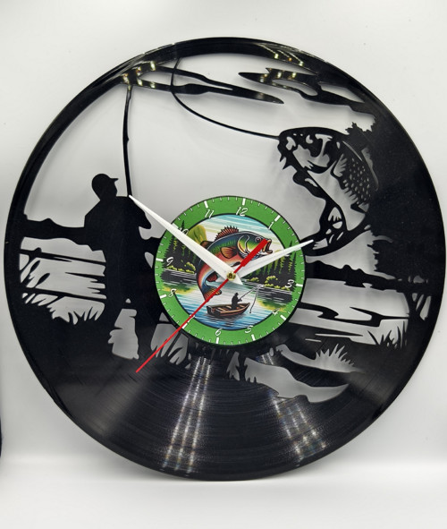 Hodiny pro rybáře - vinyl deska