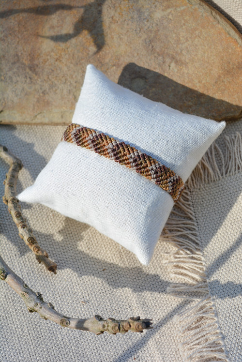 Minimalistický macramé náramek - indian V.