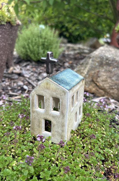 Keramický domeček 11x13cm
