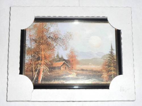 Dekorační OBRÁZEK ve skle, krajina, příroda