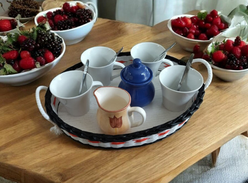 Tác na kávu oválný — foto 1