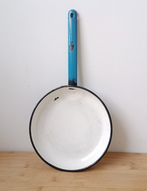 Smaltovaná pánvička SFINX modrý smalt 22 cm