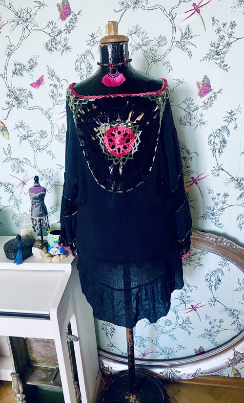 Boho hippie tunika — foto 1