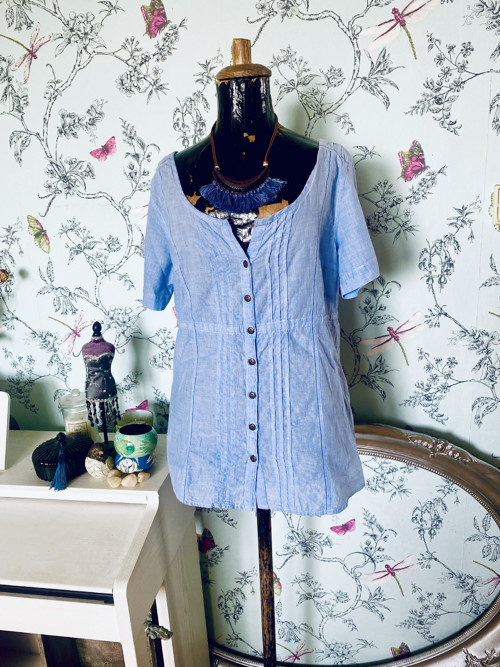 Halenka blue jeans — foto 1