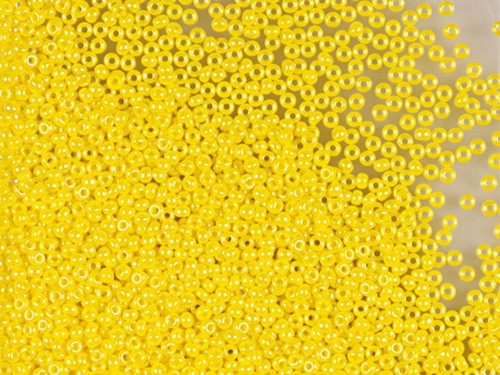 PRECIOSA rokajl 10/0 - Sytý žlutý "limon", SFINX