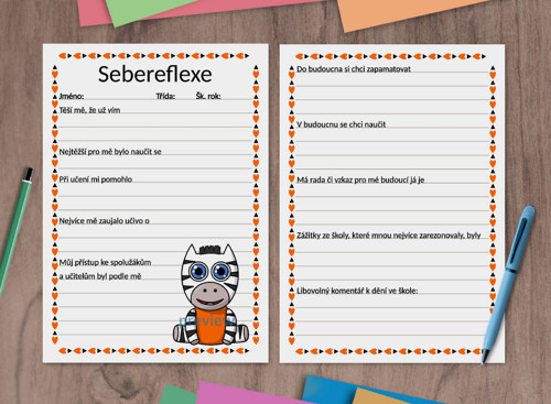 (formativní) Sebereflexe zvěrky - zebra