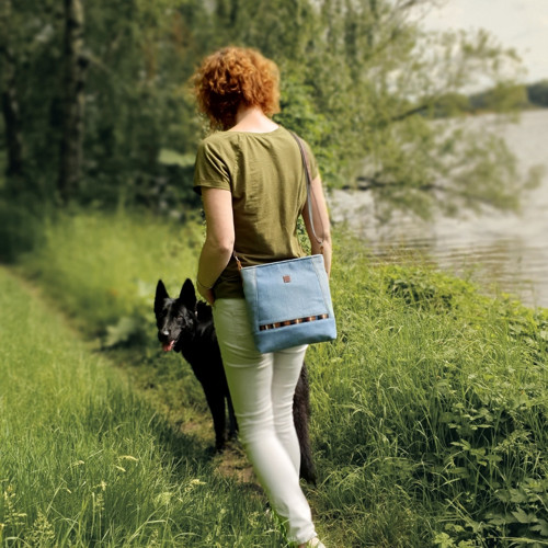 VINI MIDI | crossbody z recyklované rifloviny