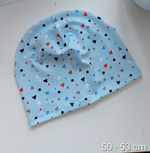 Modrá čepička 50 - 53 cm — foto 1