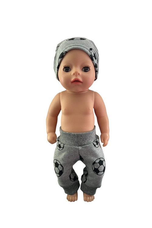 Tepláky s čiapkou pre BABY BORN - 36 cm, lopta