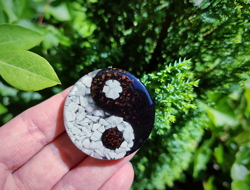 Orgonit do kapsy Yin-Yang — foto 1