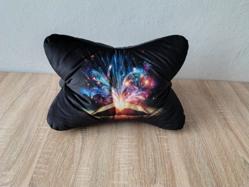 3D polštář "kost" otevřená kniha
