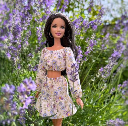 Halenka s kytičkami pro Barbie, dlouhý rukáv