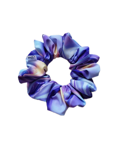 Gini HEDVÁBNÁ scrunchie M- MAGIC LILA — foto 1