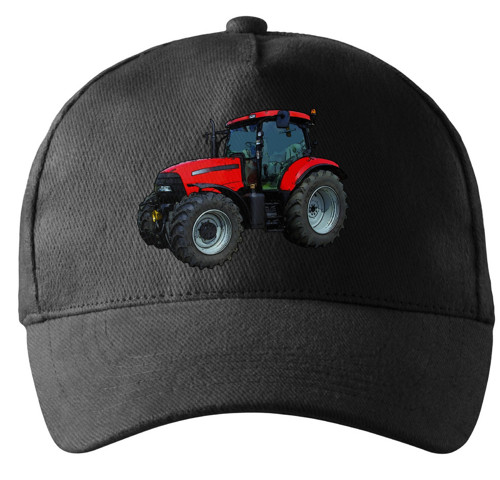 Kšiltovka s traktorem CASE IH 140 PUMA černá — foto 1