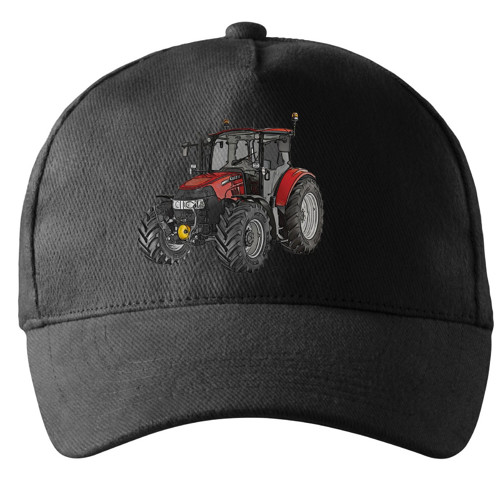 Kšiltovka s traktorem Case Farmall 115U Pro černá