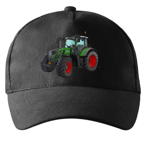 Kšiltovka s traktorem Fendt II černá