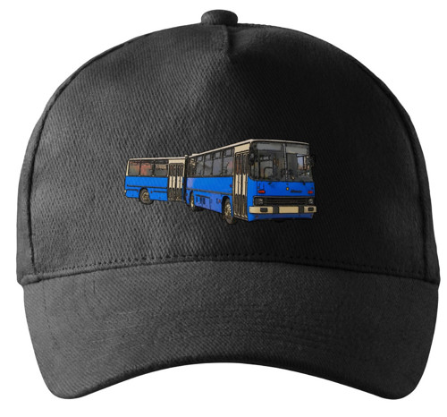 Kšiltovka s autobusem IKARUS 280 černá — foto 1