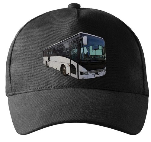 Kšiltovka s autobusem IVECO ARWAY černá