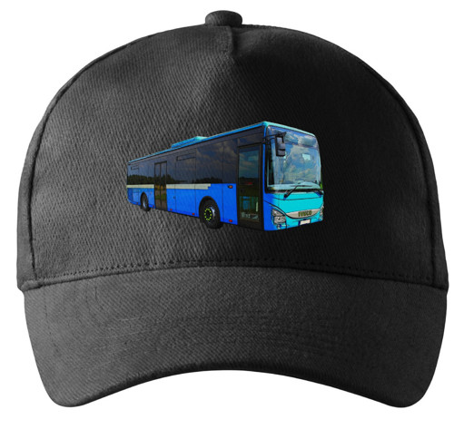 Kšiltovka s autobusem IVECO Crossway LE černá
