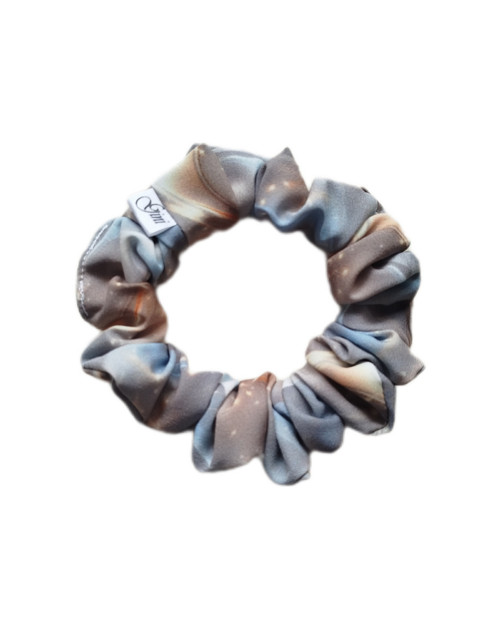 Gini HEDVÁBNÁ scrunchie S - MLHOVINA — foto 1