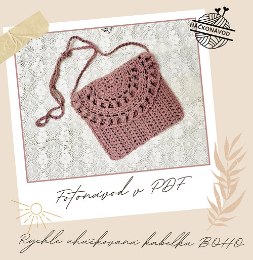 E-HÁČKONÁVOD č. 10 - kabelka BOHO — foto 1