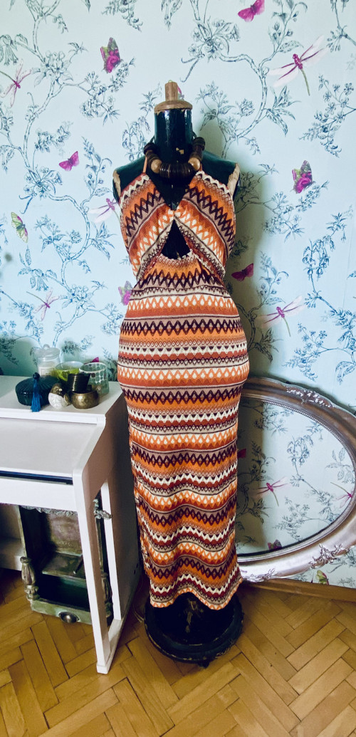 Šaty boho etno originální