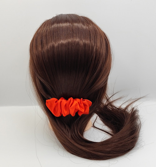 Spona do vlasů scrunchie červená