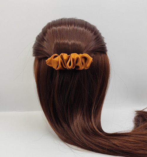 Spona do vlasů scrunchie bronzová