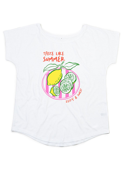 Bio dámské tričko "Taste like summer"