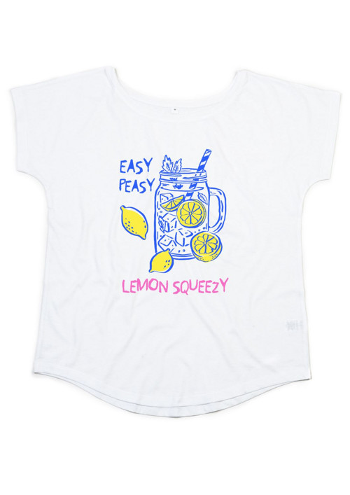 Bio dámské tričko "Easy peasy lemon squeezy" — foto 1