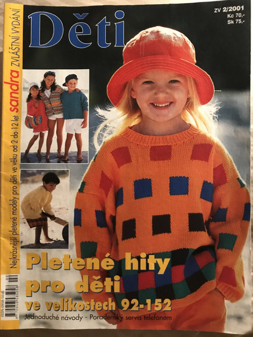 Sandra ZV2/2001- Pletené hity pro děti vel.92-152