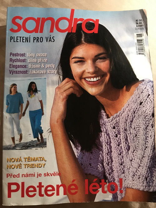 Sandra 6/2001červen ´ Pletené léto ´ — foto 1