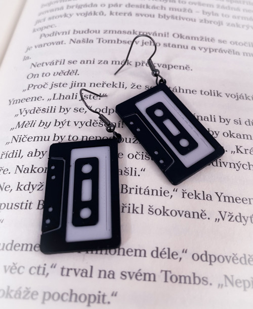 Náušnice kazety — foto 1