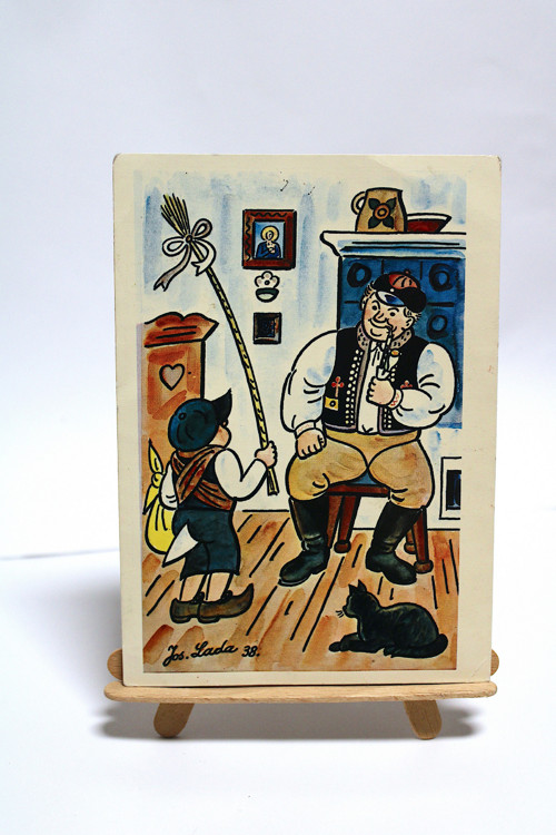 Vintage pohlednice - velikonoční