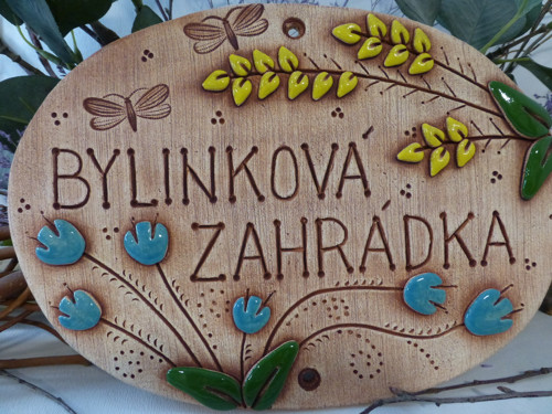 Cedulka do bylinkové zahrádky — foto 1