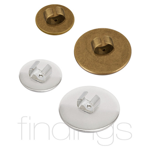 Lůžko s úchytem 1 ks / Starobronz 14mm