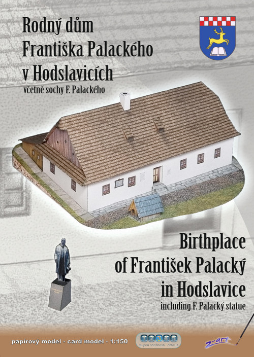 Papírový model Rodný dům F. Palackého Hodslavice