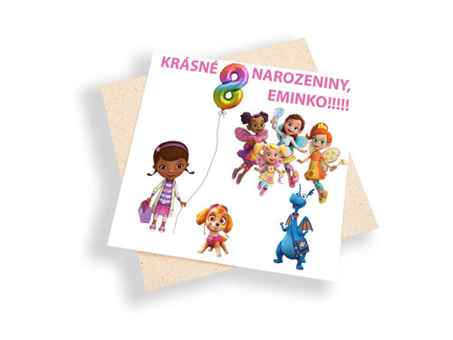 Pohádkové osobní přáníčko k narozeninám
