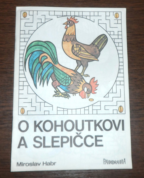 Dětské OMALOVÁNKY a hádanka, pohádka, 1986