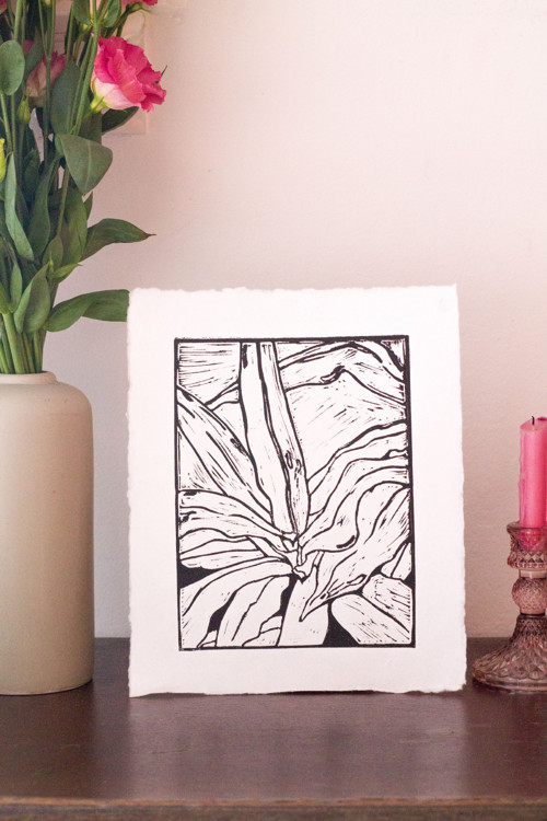 Rostlina - autorská grafika