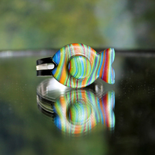 Rybka (fimo prstýnek) — foto 1
