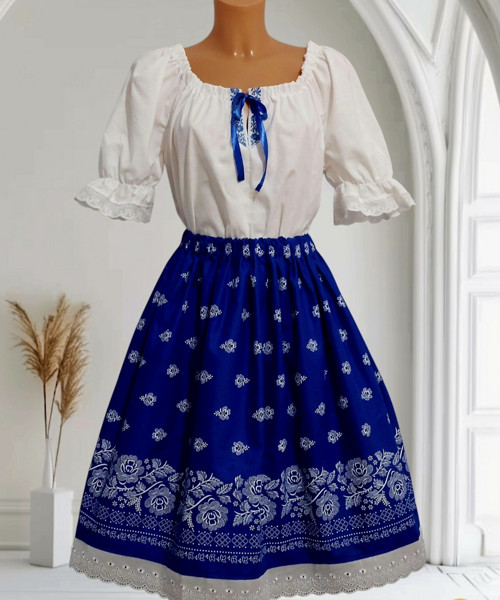 Dámská folklórní sukně délka 55 cm