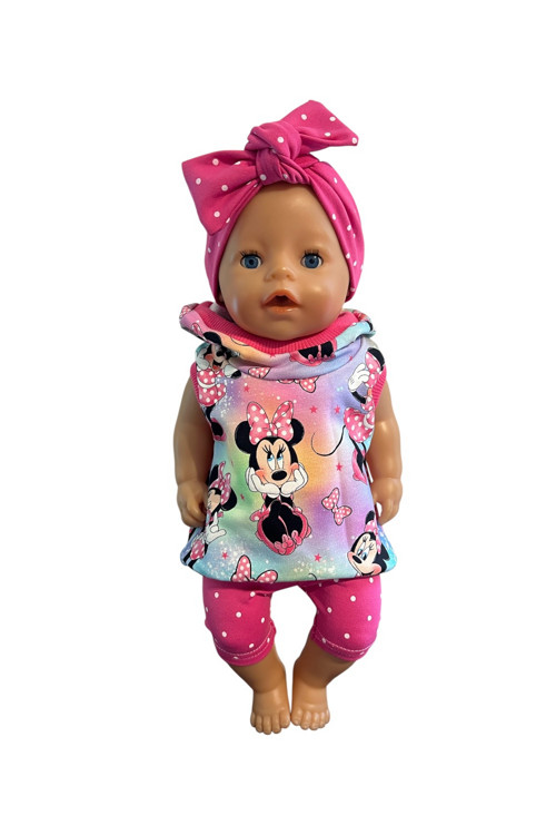 Letný set pre Baby Born 43 cm - minnie