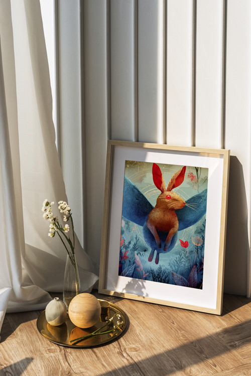 Obrazek A4 - Králík