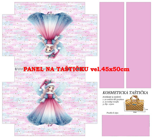 Panel na taštičku bavlna