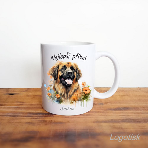 Hrnek potisk Leonberger se jménem