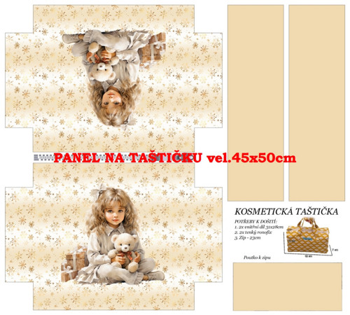 Panel na taštičku bavlna