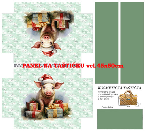 Panel na taštičku bavlna