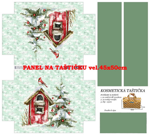 Panel na taštičku bavlna
