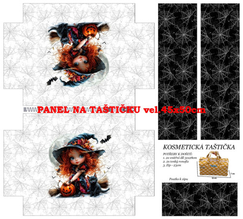 Panel na taštičku bavlna